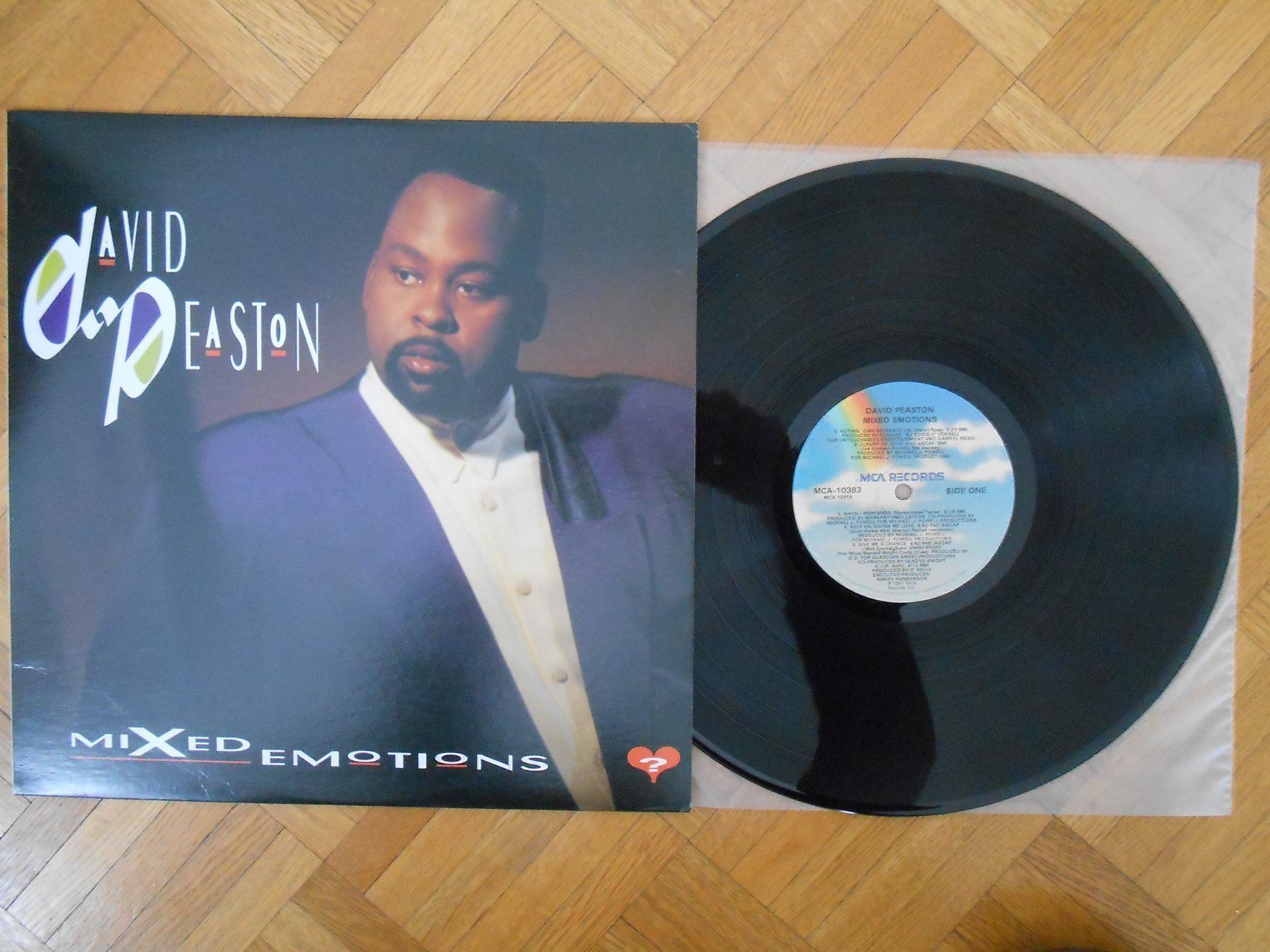 Vinyles: David Peaston 1991 Mixed emotions (LP) – D'occasion à Territet par Yvanz