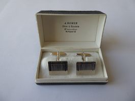 Herren Manschettenknöpfe, ca 60er, 70er Jahre