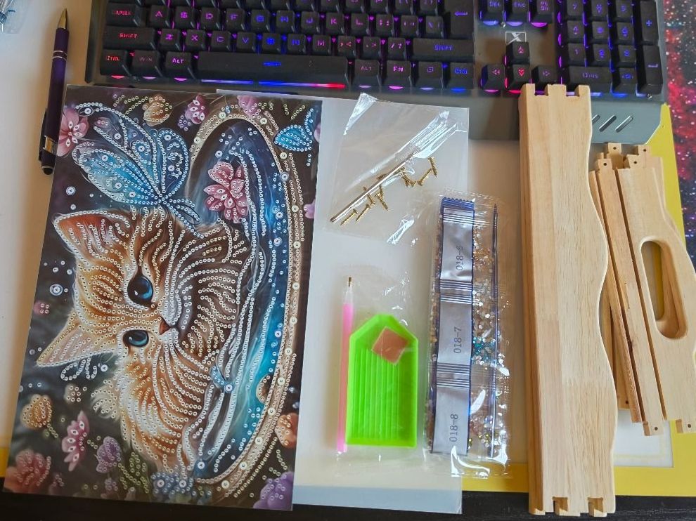 Kits de loisir créatif: DIAMOND PAINTING TABLETT – Neuf avec emballage d'origine à Dintikon par bonita099