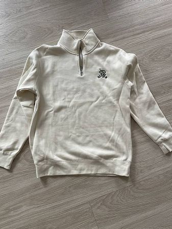 AS Colour Embroidered Half-Zip Sweatshirt  Size L 
