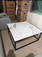 Table basse effet marbre 