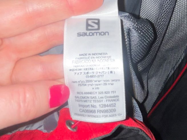 Salomon Giacche: Salomon red/black men's rain jacket - L – Usato da Genève venduto da dmt_y25y 7