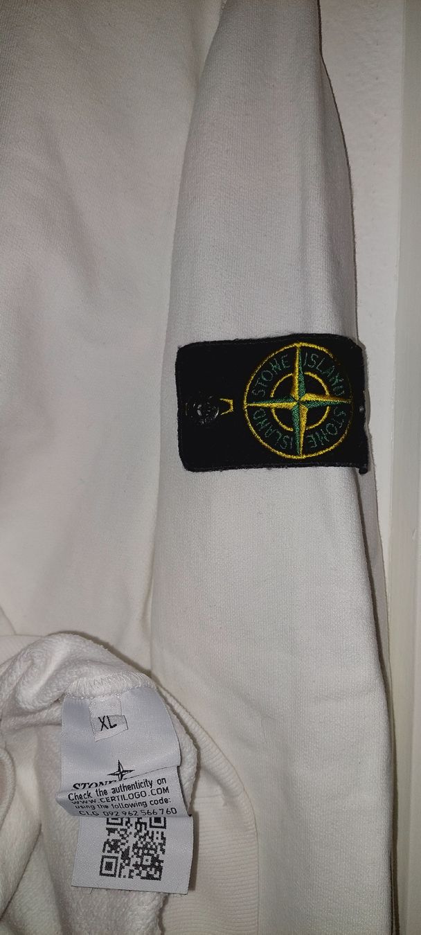 Stone Island Maglioni & Felpe: STONE ISLAND PULLOVER XL BLANC AVEC ÉTIQUETTE et CERTILOGO – Nuovo (secondo la descrizione) da Orpund venduto da Biennerome 3