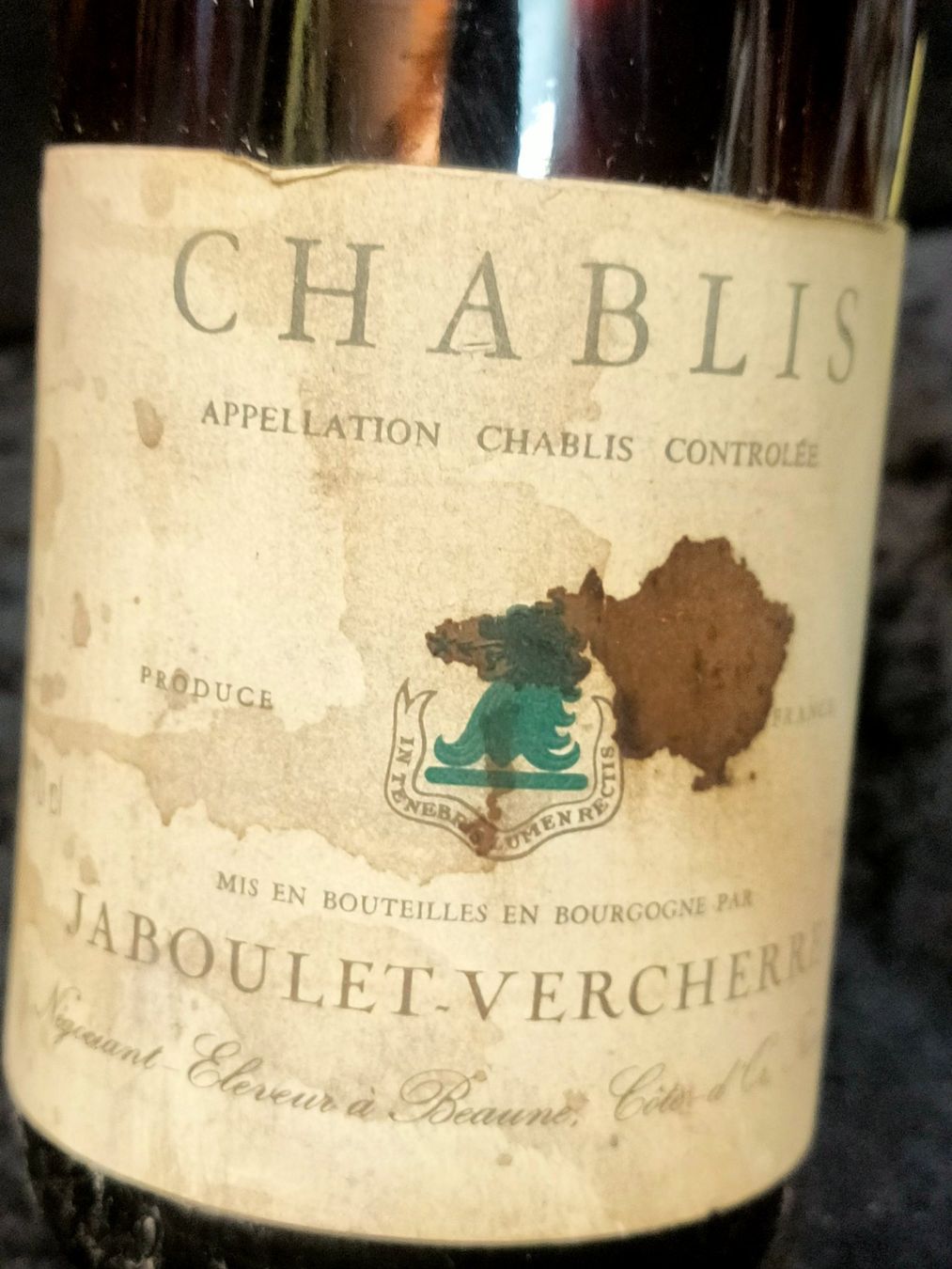 Wein: CHABLIS JABOULET VERCHERRE 1988 – Neu (gemäss Beschreibung) aus Genève von Leboucheoreilles 3