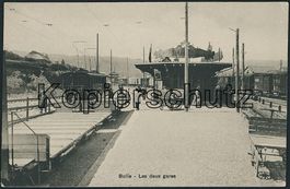 FR Bulle - Bahnhof - Bahn - Militärstempel