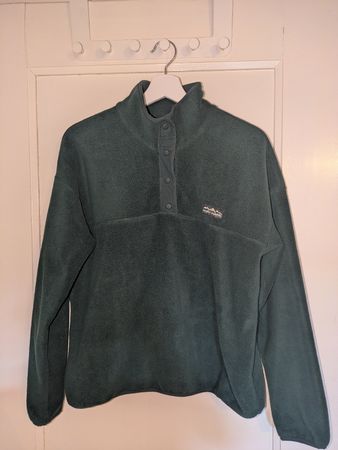 Fleecepullover mit Knopfleiste Grösse S