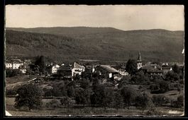 AK Gimel, Vue générale du village avec église