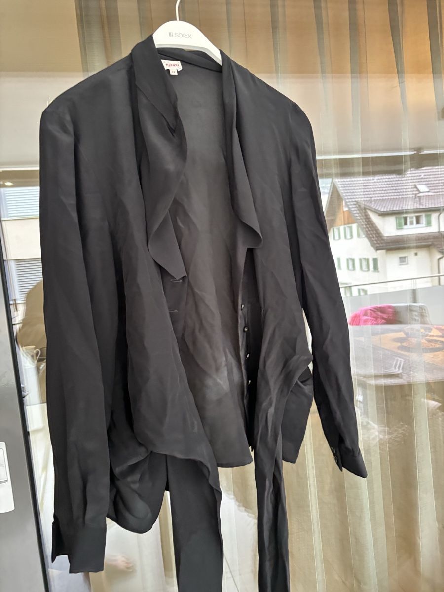 Kenzo Camicette: Damen Bluse Kenzo Schwarz Groesse 38  – Usato da Schattdorf venduto da natakara 3