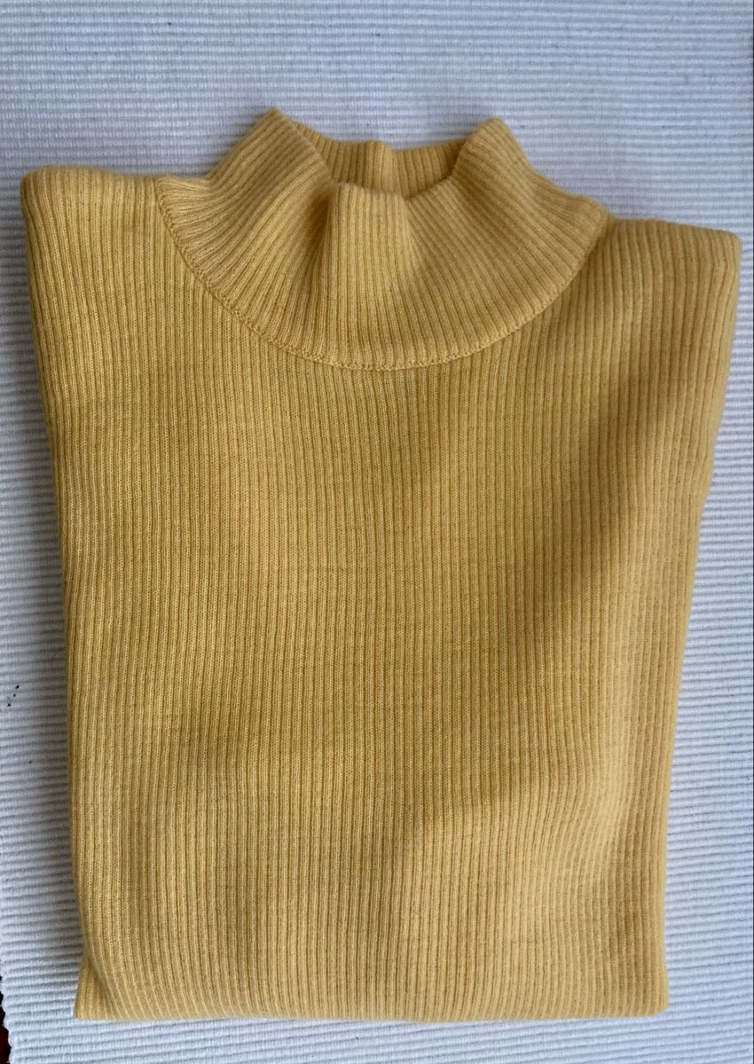 Maglioni & Felpe: Mondi Rollkragenpullover, Gr. 34, Gelb, 100% Wolle – Usato da Stetten AG venduto da Hanya 4