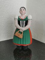 Handbemalte Bäuerin, Jodlerin (Design Caio für Lüber Basel)