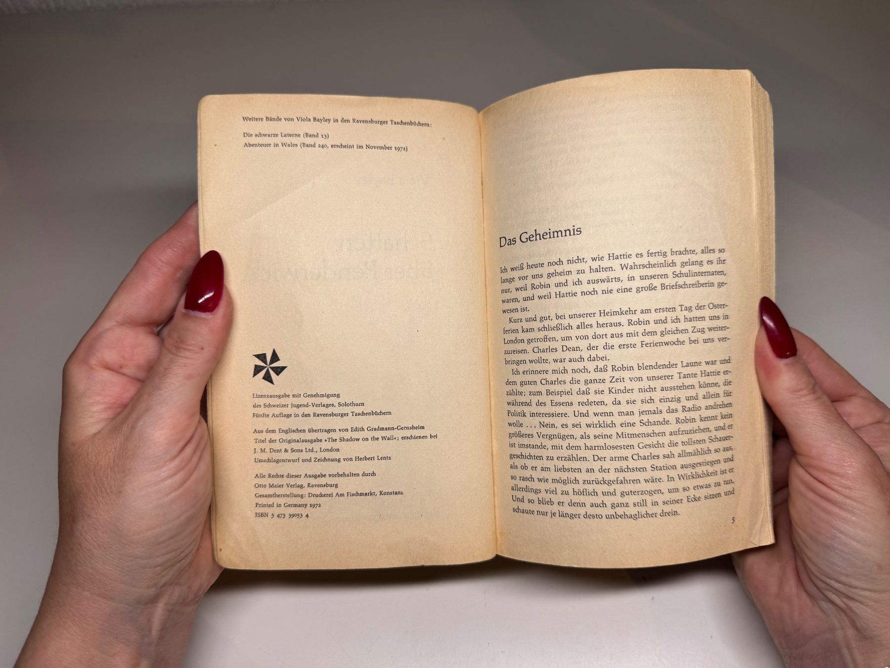 Libri: ROMAN: Viola Bayley, Schatten über Penderwick – Usato da Grosswangen venduto da Deutsche_Romane 3