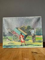 Gemälde ländliche Szene, signiert H. Bandi (1954) ab 1 CHF