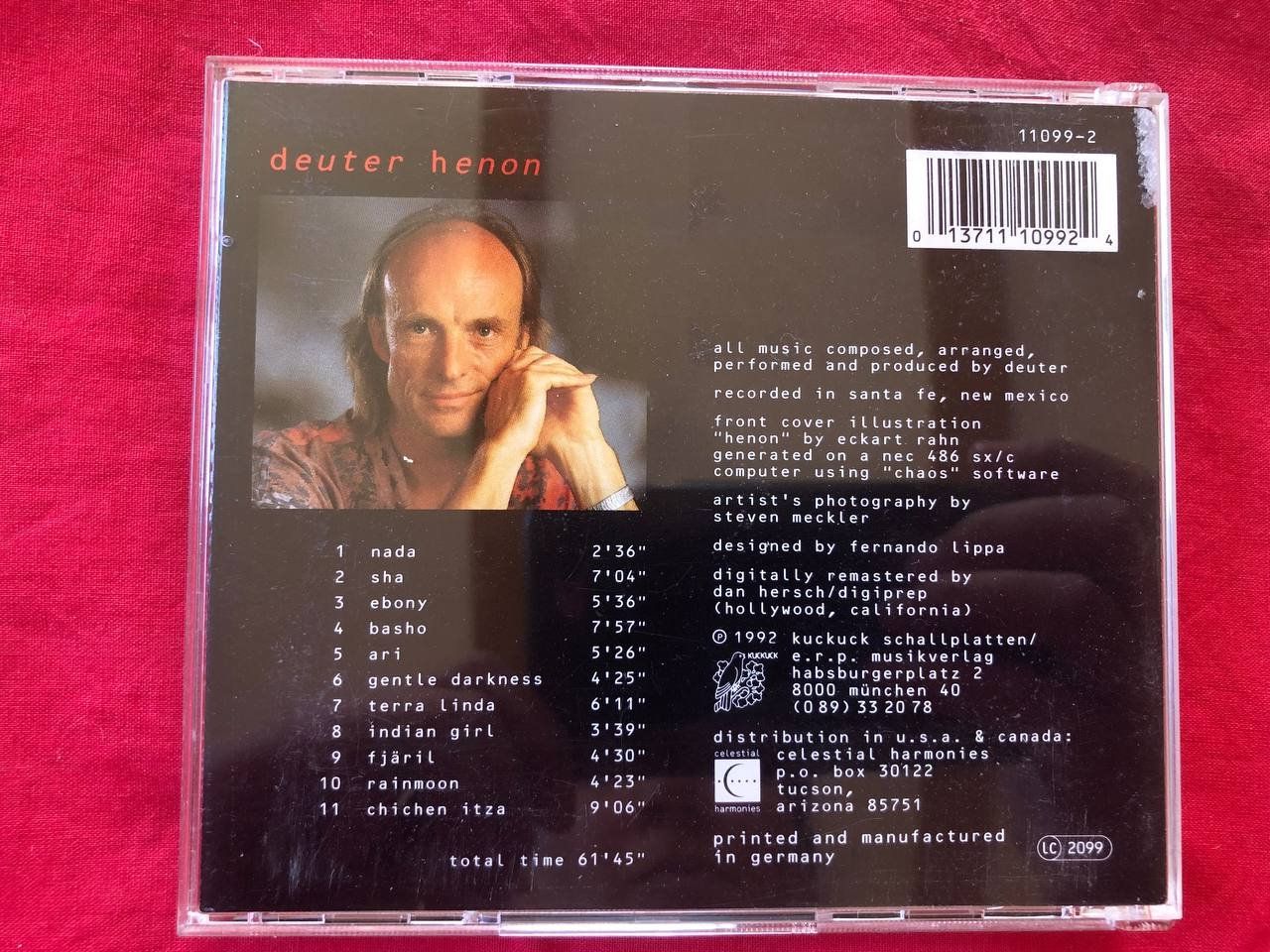 CD: Deuter Henon - Kuckuck  , CD – Usato da Malix venduto da jul_7nhn 1