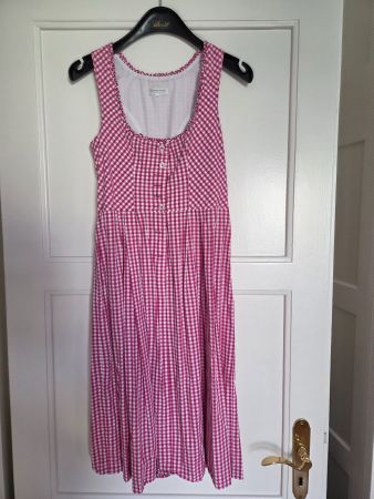 Dirndl Loden Frey Karomuster pink weiss Grösse S