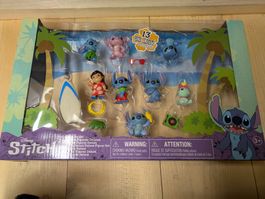 Disney Stitch 13 Figuren Set Deluxe Sommer Strand neu