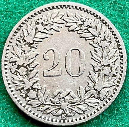 Tutti le monete: Pièce de 20 ct suisse 1894 – Usato da Plan-les-Ouates venduto da gab_cgf6 1