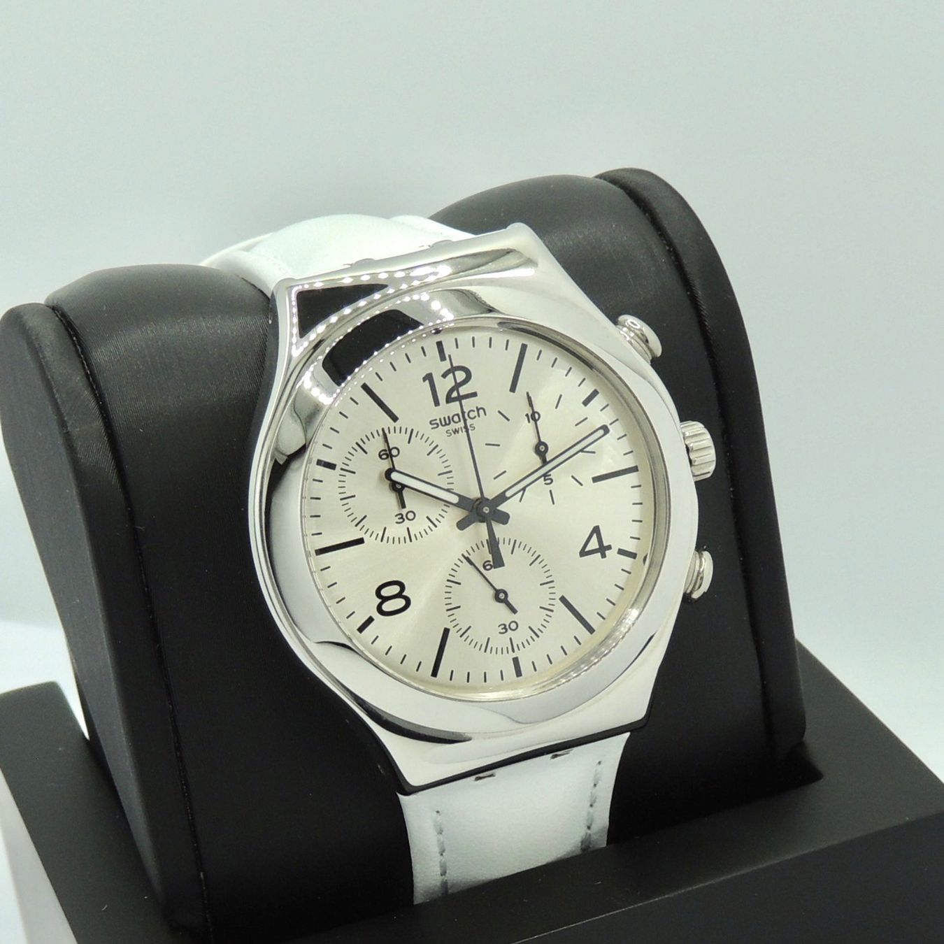 Swatch Uhren: Montre Swatch Irony Chrono Biancamente neuve – Neu und originalverpackt aus Lausanne von DuGoutetdesCouleurs 1