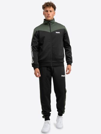 Lonsdale Caunton Jogginganzug Schwarz & Dark Navy L
