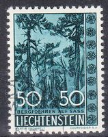 347, 50 Rp. Bergföhre, Bäume, Natur, gestempelt