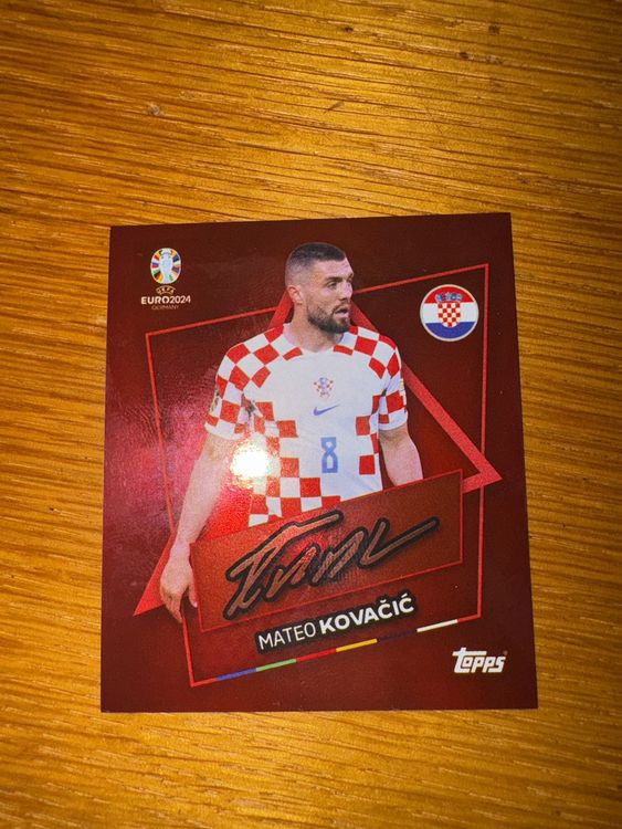 Topps EM 2024 ROT Mateo Kovacic CRO 3 (Neu (gemäss Beschreibung)) in