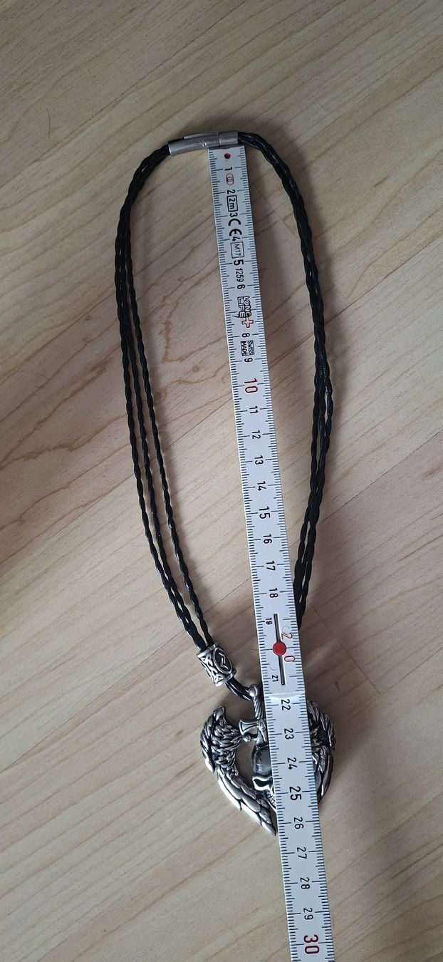 Altri gioielli: Herren Schmuck Edelstahl Leder Skull – Usato da Bern venduto da Stalino 9