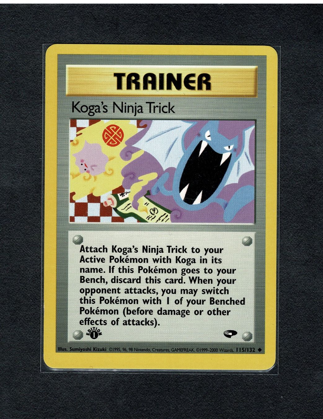 Pokémon Sammelbilder & Trading cards: Koga's Ninja Trick - 1st edition Gym Challenge – Gebraucht aus Giubiasco von rude01