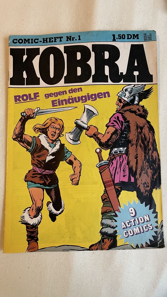 Comics: Comic Heft Nr. 1 KOBRA Rolf gegen den Einäugigen – Gebraucht aus Therwil von rubininio