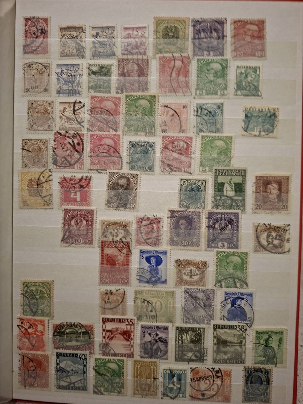 Tutti i francobolli: Briefmarkensammlung Österreich – Usato da Balgach venduto da SIMEON27 5