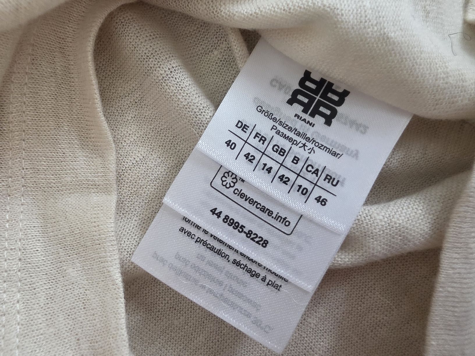Riani T-shirt: Riani Leinenshirt 30 – Nuovo (secondo la descrizione) da Berg TG venduto da lisboa.sky 1