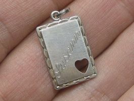 Vintage Anhänger Silber 925 Herz Susann
