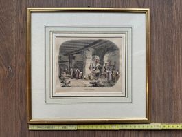 Antiker Stich Luzern Markt