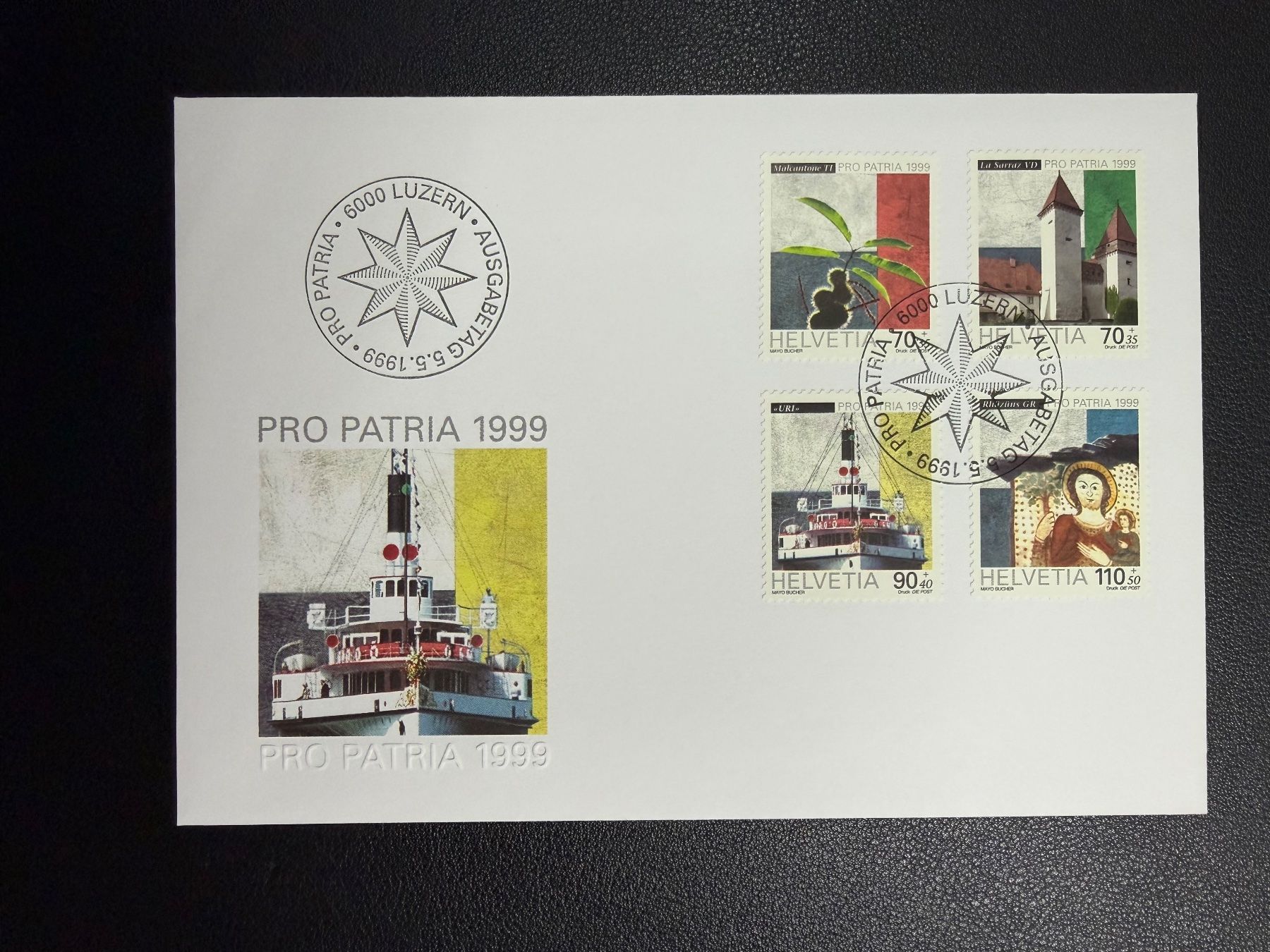 Tous les timbres: Pro Patria 1999 FDC – D'occasion à oberrüti par jeanmei