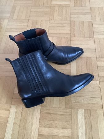Sartore Stiefeletten mit Ringdetail abnehmbar schwarz 40