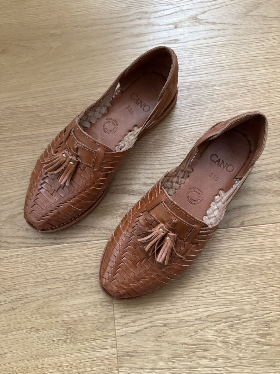 Scarpe da donna: Cano Leder Sommerschuhe 38.5 – Usato da Steg VS venduto da Billakruuu