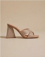 DANIKA - Mules à talons - beige