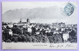 Lausanne et les Alpes