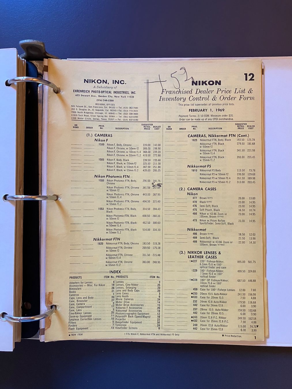 Bücher: 2 original NIKON SalesManual Ordner-1960er und 1970er Jahre – Gebraucht aus Eschlikon TG von mixvit 8