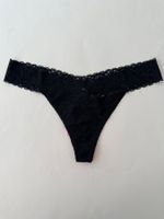 HUNKEMÖLLER, V-String ULTRA LOW, Grösse XL, Farbe Schwarz