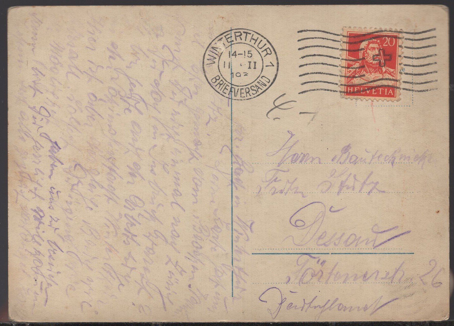 Cartoline postali: Zürich   Universität – Usato da Aarau venduto da kufi44 1