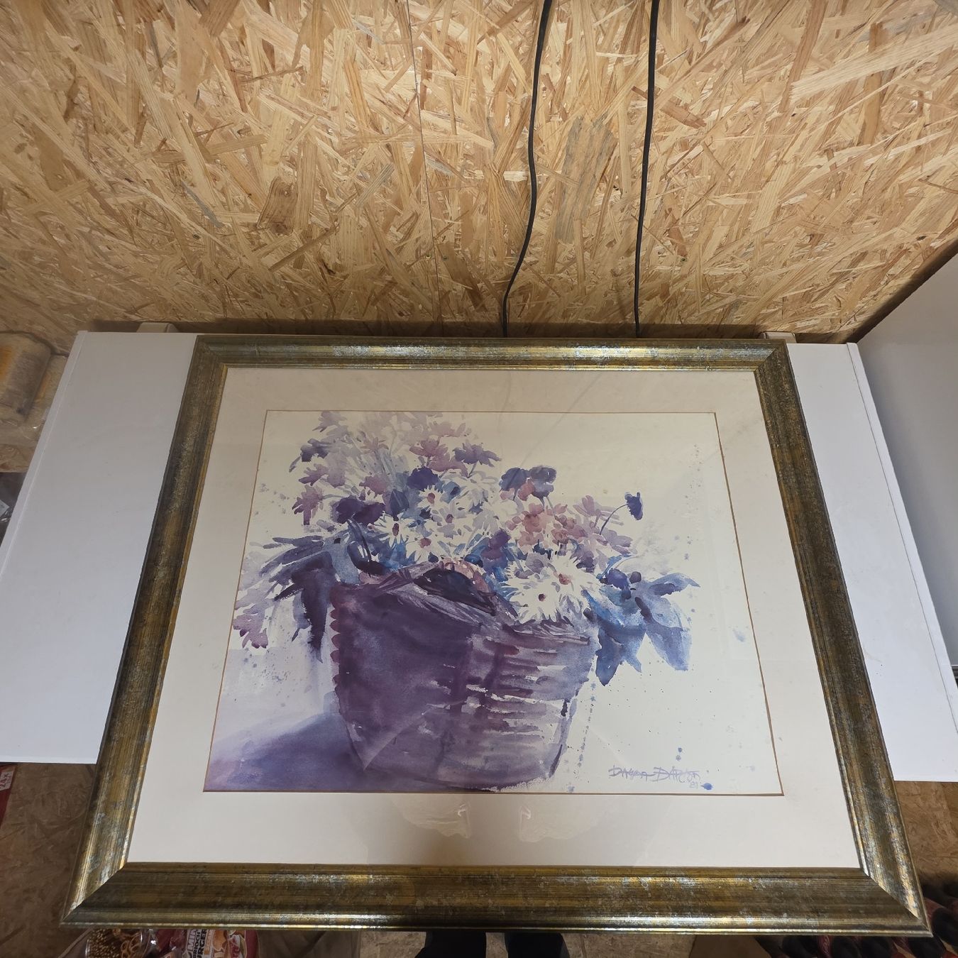 Dipinti: Tableau Aquarelle de fleurs printanières par Barton – Usato da Bex venduto da miguel-marina 2