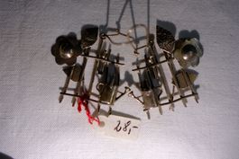 Silber 925, Sterling Silber - Ohrhänger/Anstecker Gartenzaun