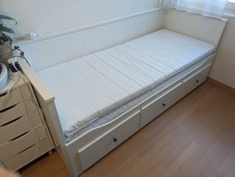 HEMNES Tagesbett 2 Matratzen weiß