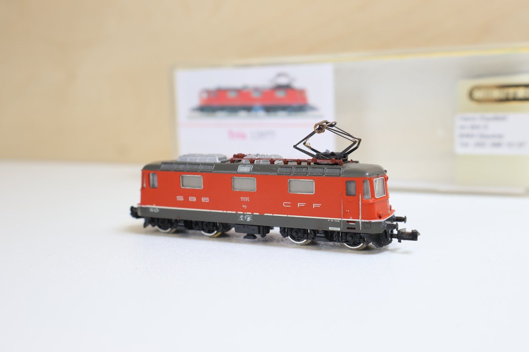 Trix Modellini di ferrovie: Minitrix SBB Re 4/4 E-Lok - ESU V4 Digital Spur N – Usato da Winterthur venduto da Monstera 3