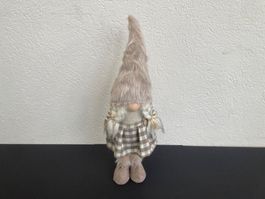 Wichtel Girl stehend ca. 45 x 15 x 10 cm, braun