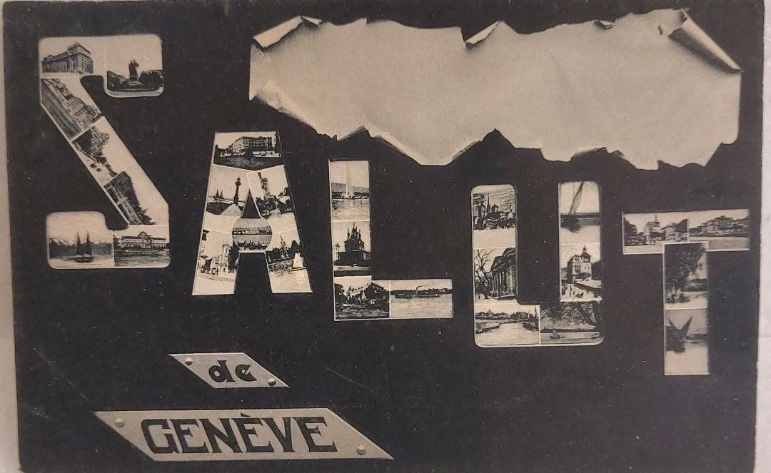 Cartes postales: GENÈVE  "Salut"  - 1907 – D'occasion à Delémont par Domdom1