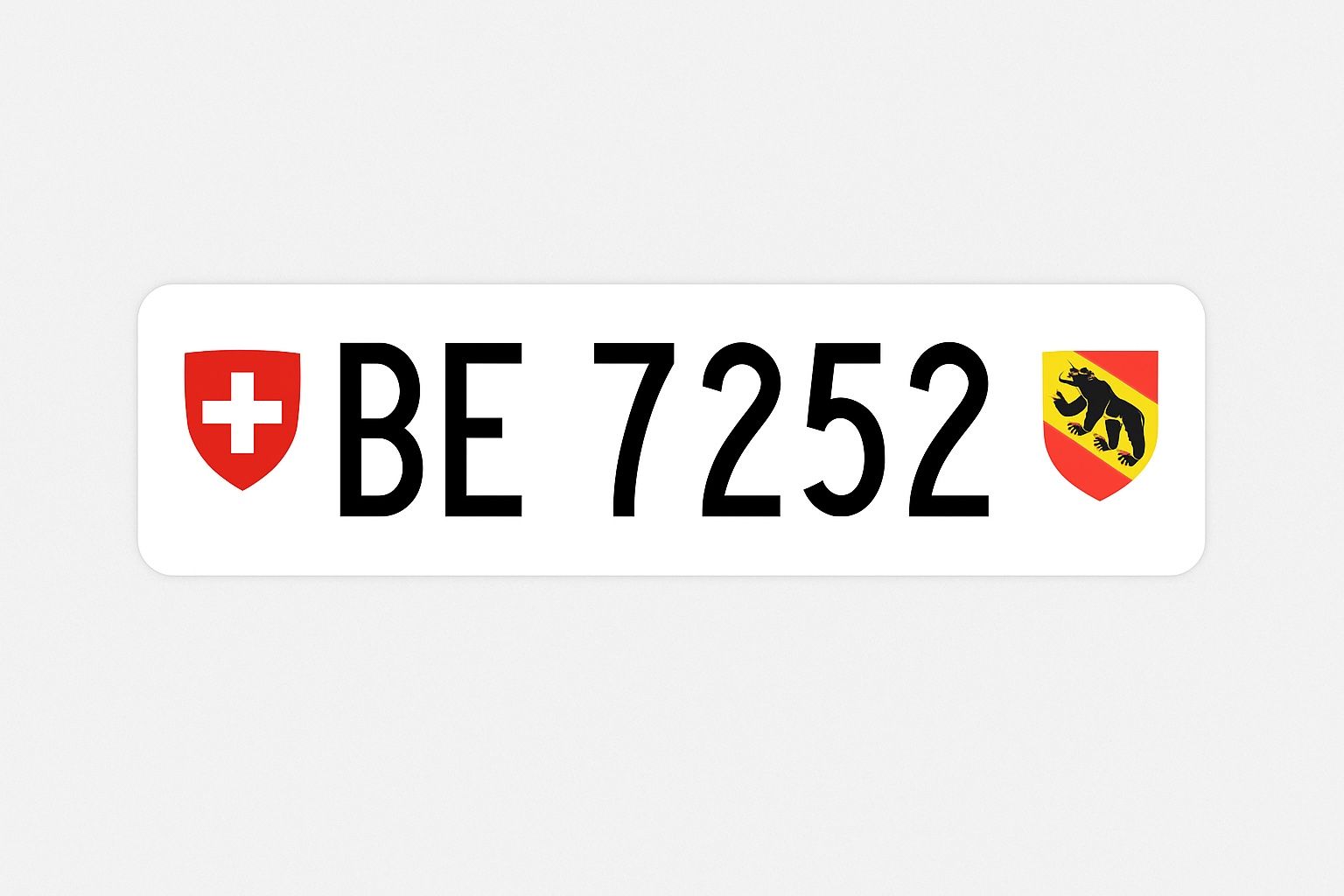 Insegne: Auto-Kennzeichen BE 7252 – Usato da Zollikofen venduto da Level_911 1