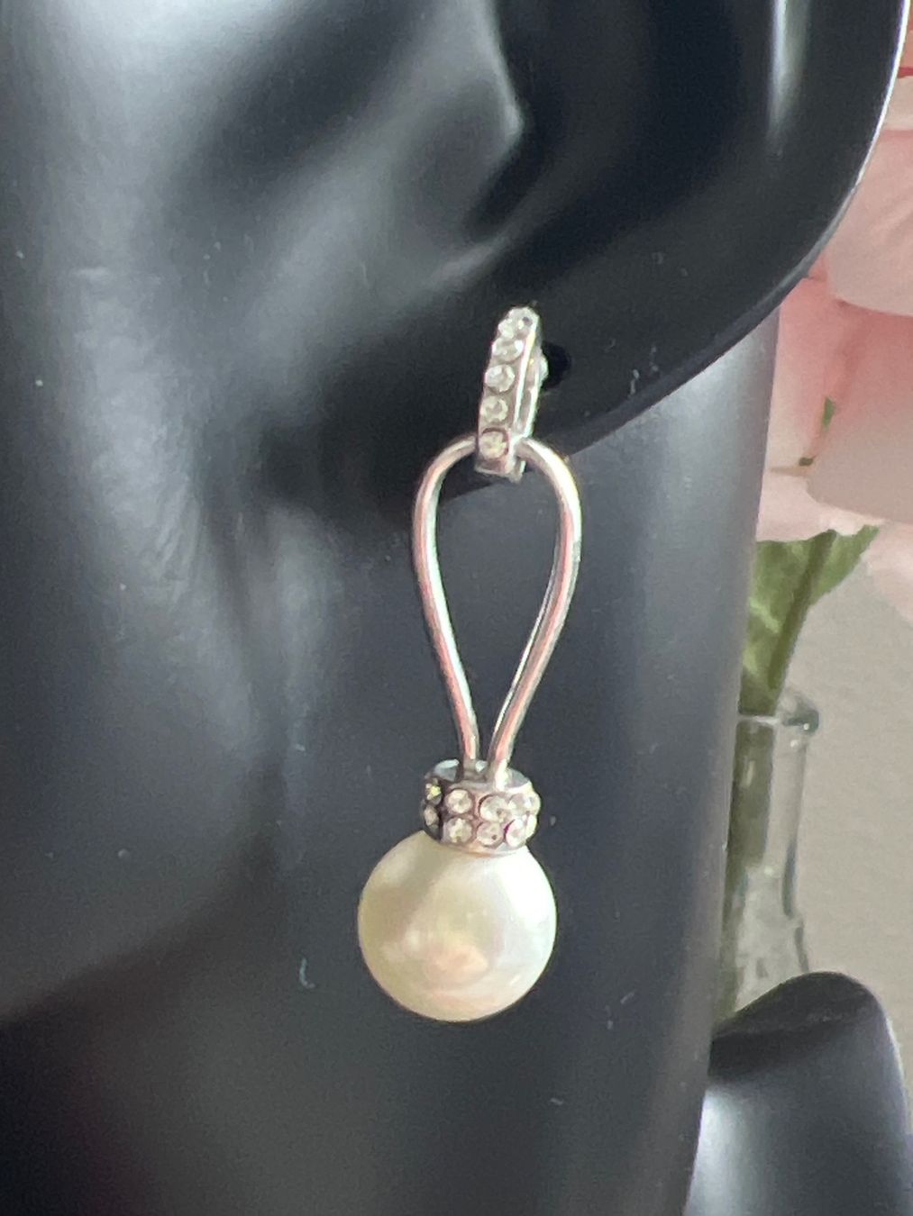 Orecchini pendenti & Orecchini a lobo: Schöne Ohrringe mit Perle – Usato da Seon venduto da Sunny-Schmuck78 1