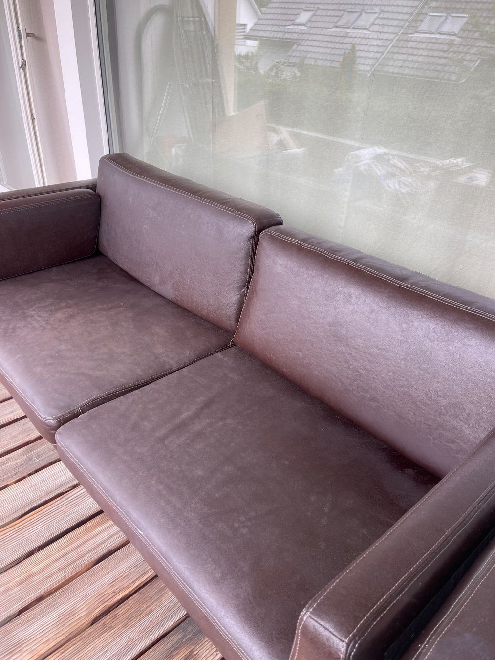 Ikea Divani: Sofa Kunstleder Sätan Ikea – Usato da Zürich venduto da Sewfiya 3