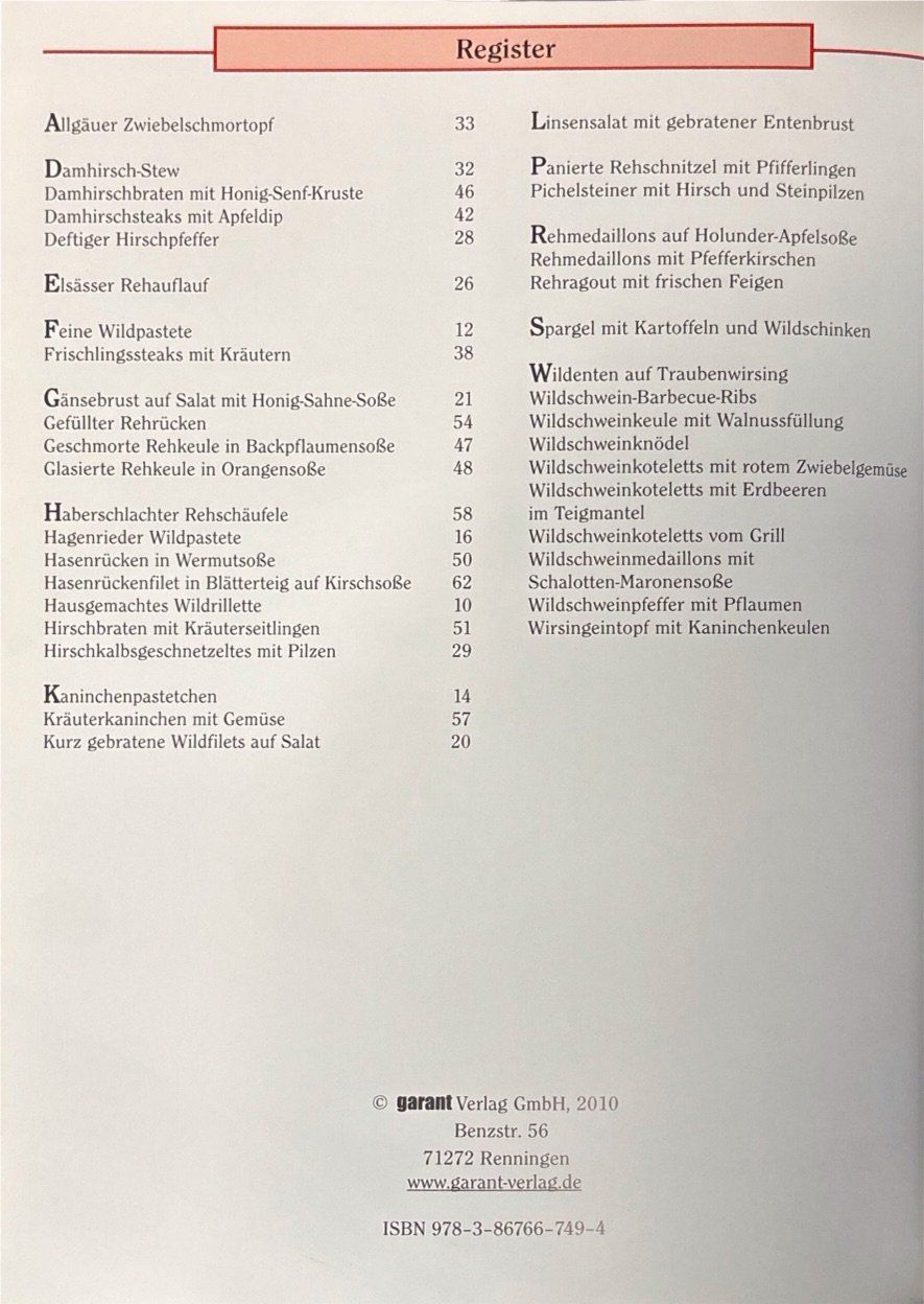 Libri: Wildküche – Nuovo (secondo la descrizione) da Sarnen venduto da Livres 5