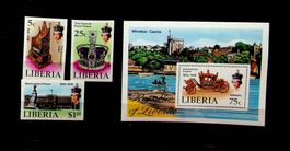 AFRIQUE LIBÉRIA TIMBRES NEUFS** NON DENTELÉS DE 1978. /AV117